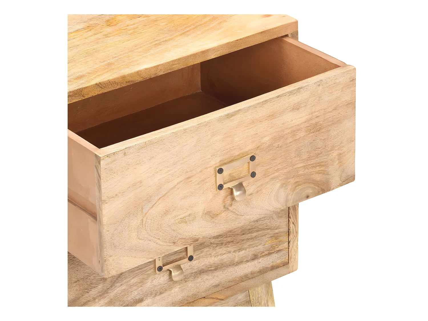 Table de chevet 40x35x55 cm Bois de manguier solide