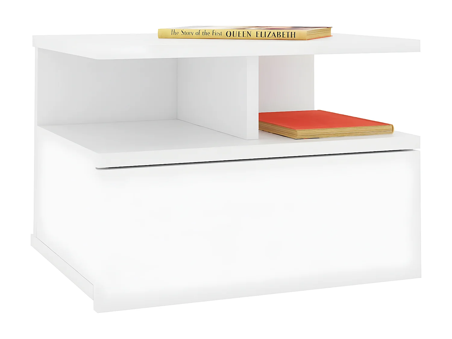 Tables de chevet flottantes 2 pièces Blanc 40x31x27 cm Aggloméré