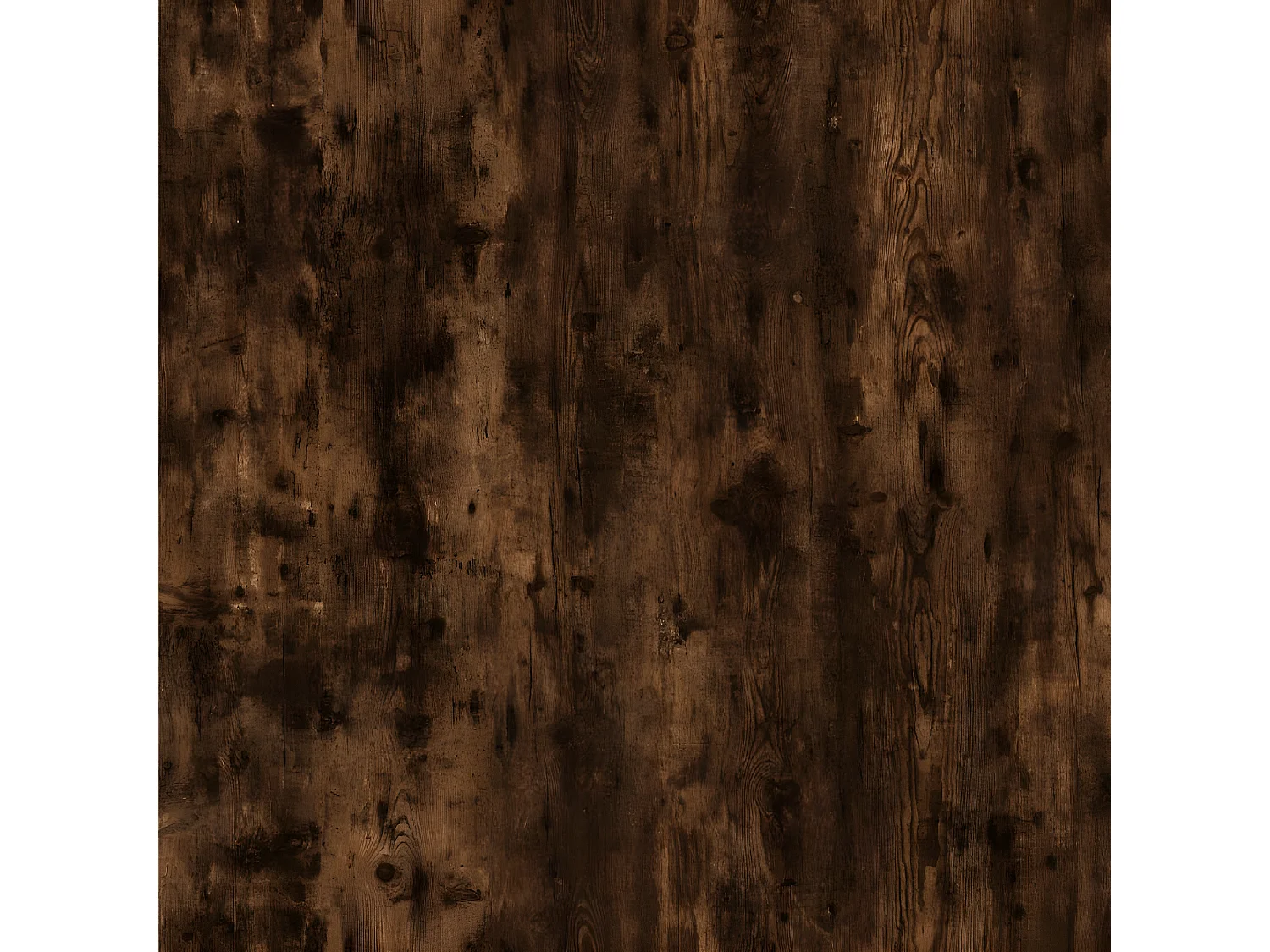 Table de chevet Chêne fumé 50x46x50 cm Bois d'ingénierie