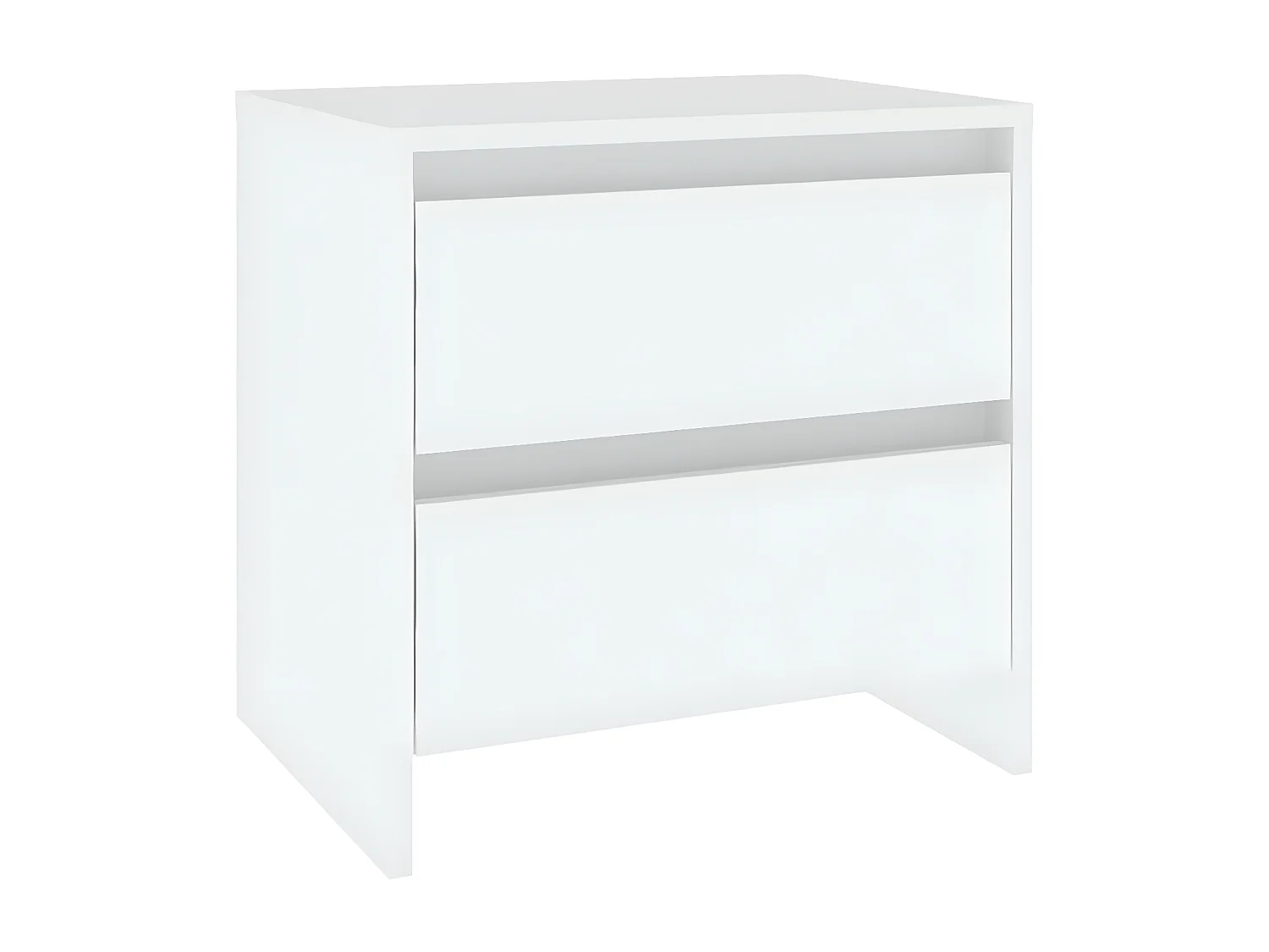 Mesitas de noche 2 unidades madera contrachapada 45x34,5x44,5 cm