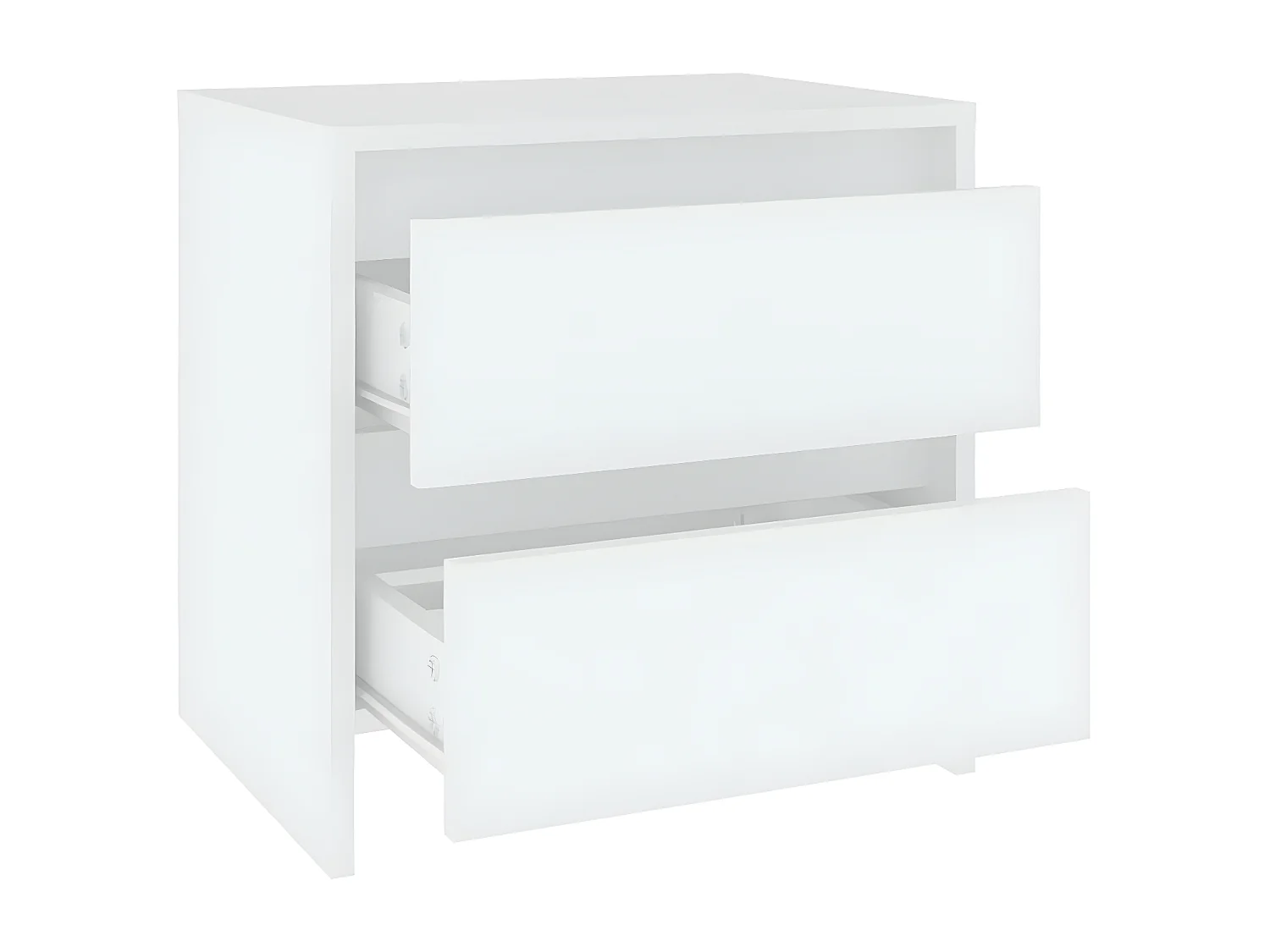 Mesitas de noche 2 unidades madera contrachapada 45x34,5x44,5 cm