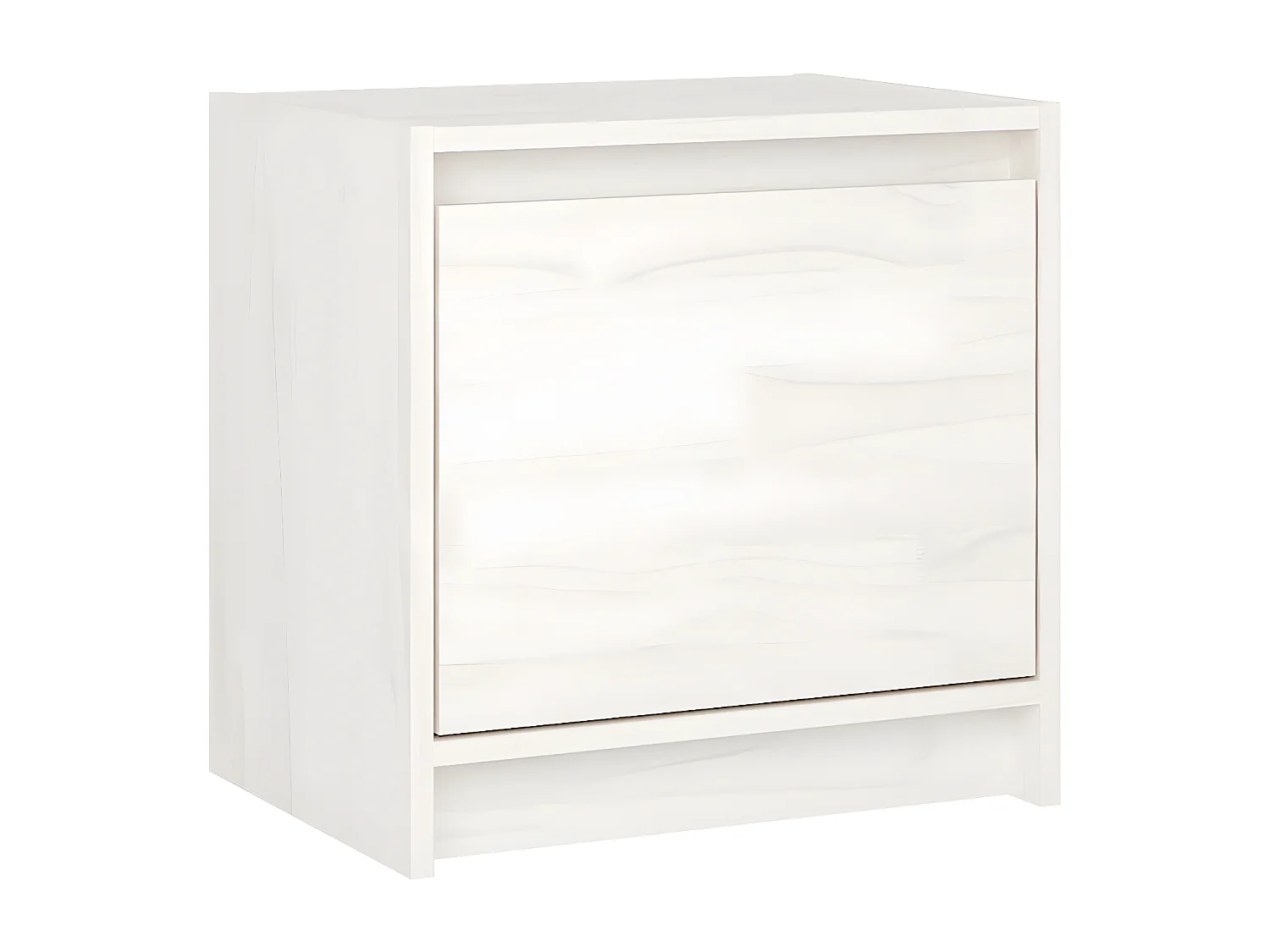 Tables de chevet 2 pièces Blanc 40x30,5x40 cm Bois de pin massif