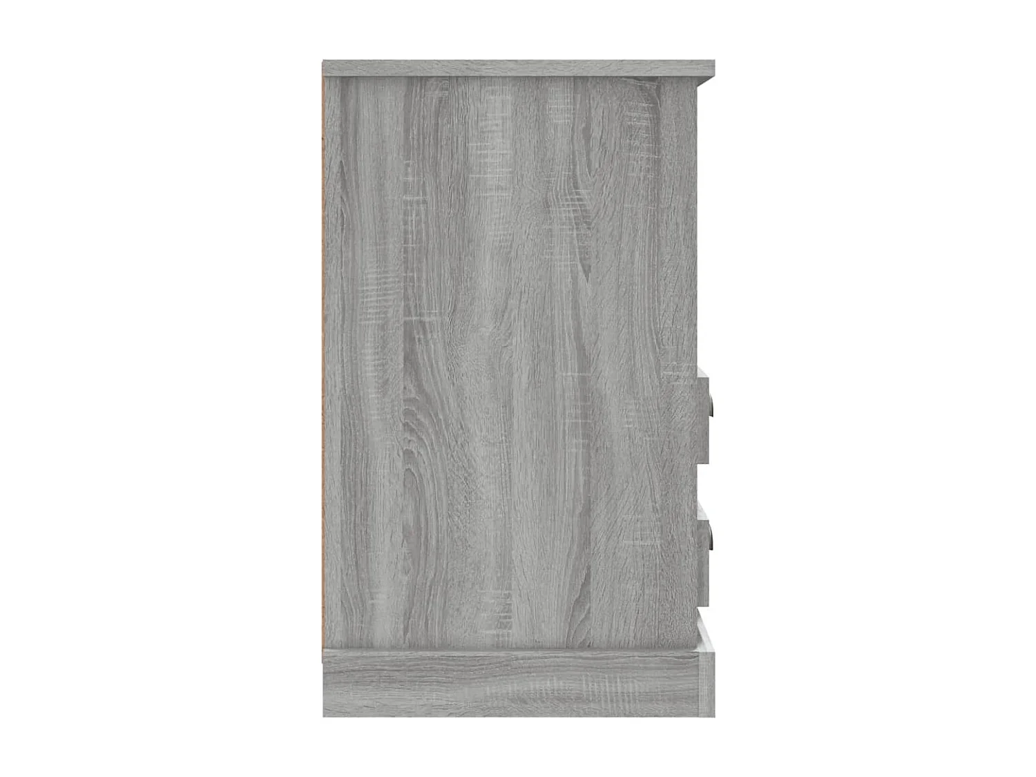 Table de chevet sonoma gris 43x36x60 cm