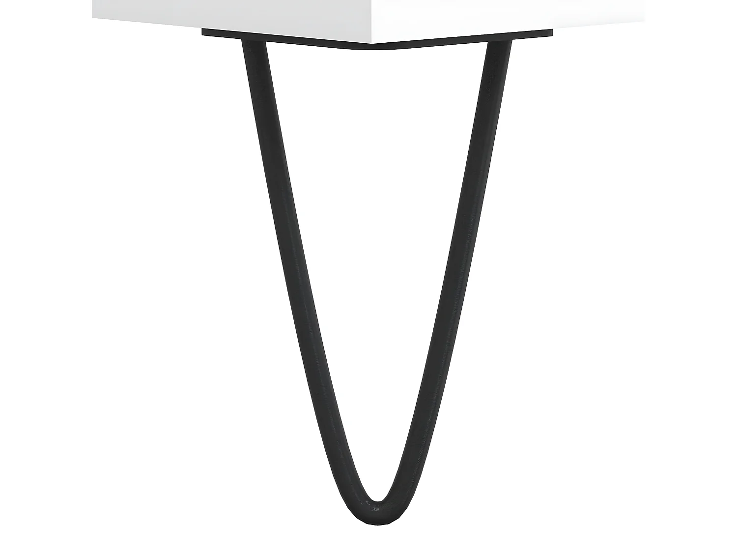 Table de chevet blanc 40x35x47,5 cm bois d’ingénierie