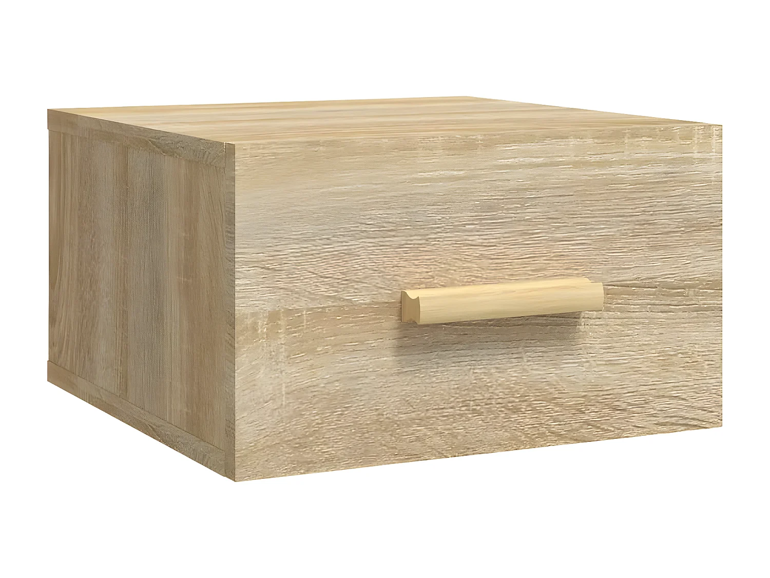 Tables de chevet murales 2 pièces chêne sonoma 35x35x20 cm