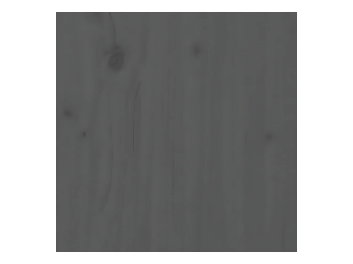 Mesita de noche madera maciza de pino gris 40x34x35 cm