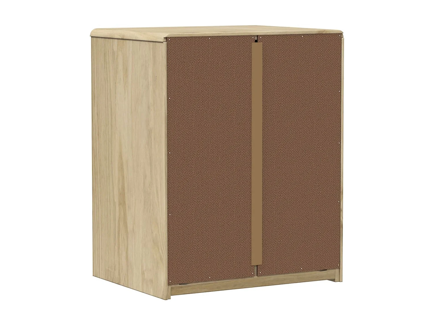 Table de chevet SAUDA chêne 44x35x56 cm bois de pin massif