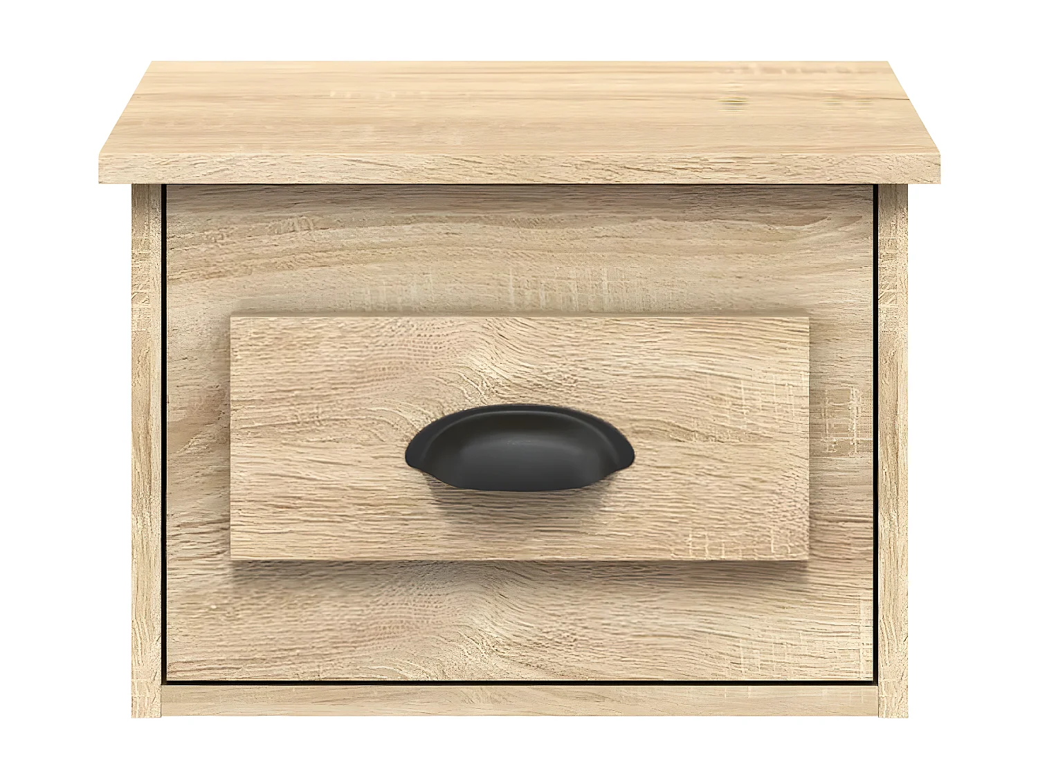 Table de chevet murale chêne sonoma 41,5x36x28 cm