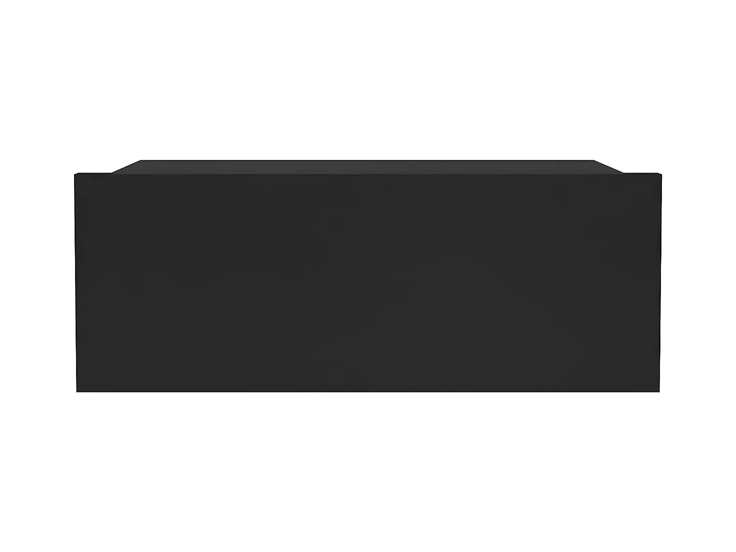 Mesitas de noche flotantes 2 unidades contrachapada negro 40x30x15cm