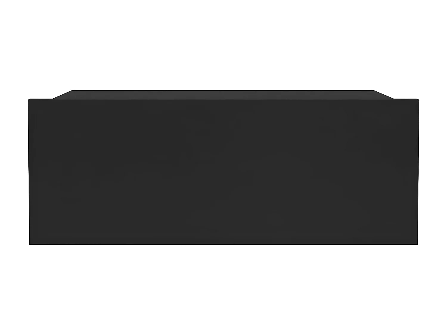 Mesitas de noche flotantes 2 unidades contrachapada negro 40x30x15cm