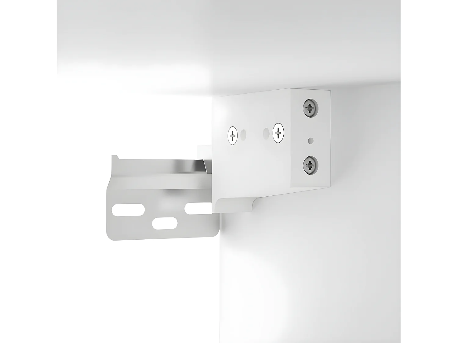 Nachtkastjes 2 st wandgemonteerd 50x36x40 cm wit