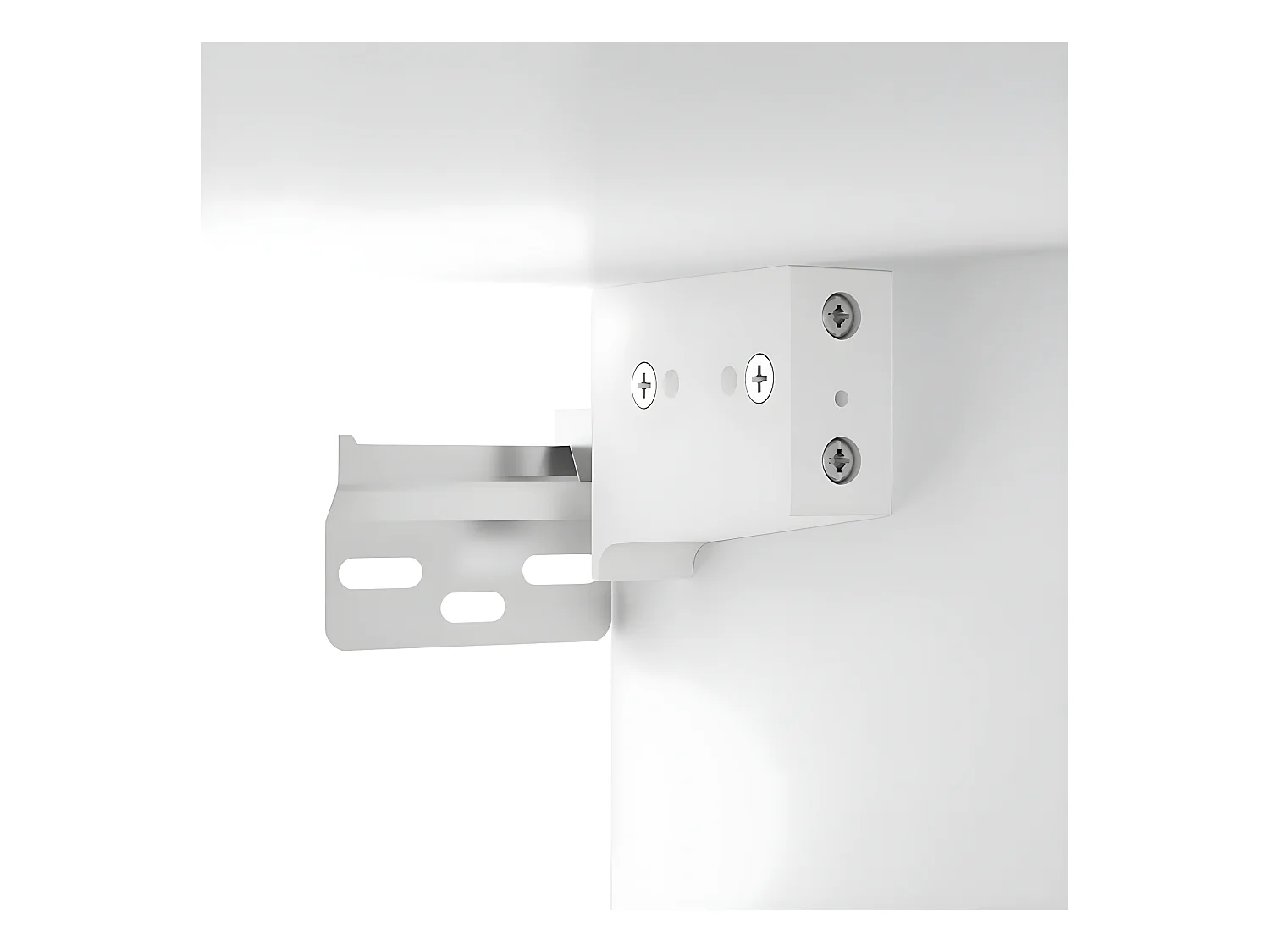 Tables de chevet murales 2 pièces Blanc 50x36x40 cm