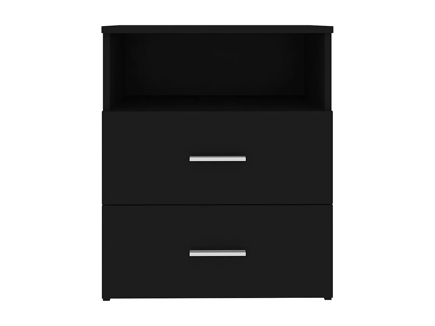 Table de chevet Noir 50x32x60 cm