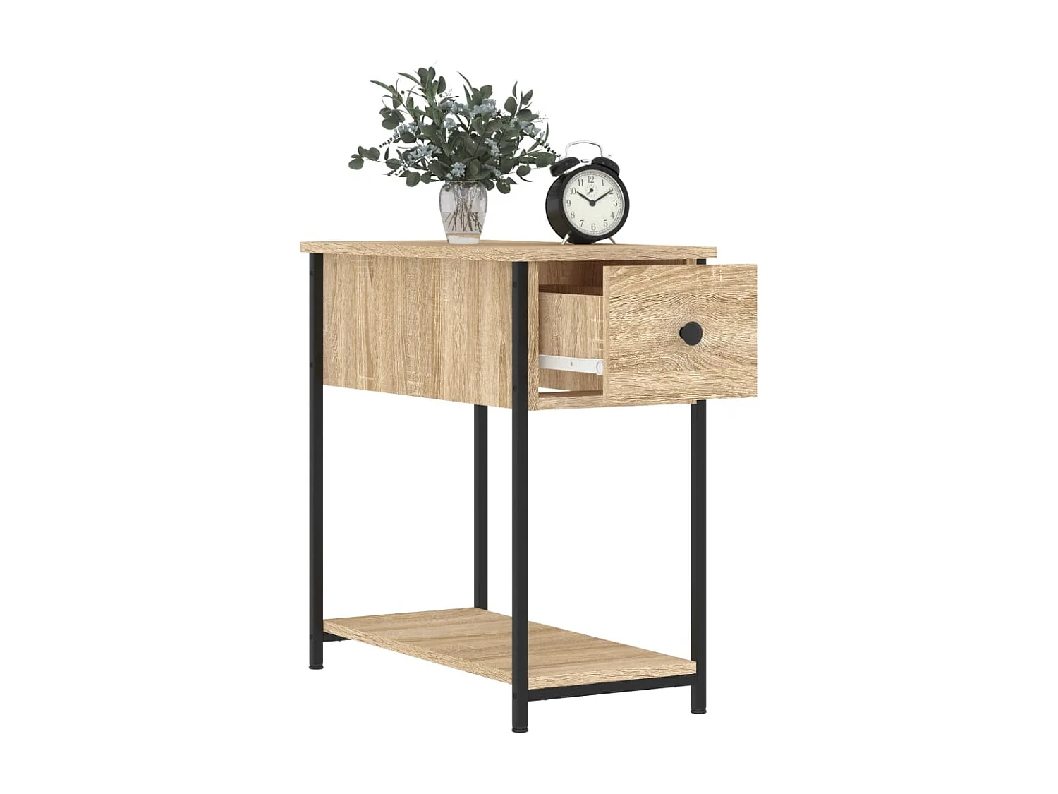 Tables de chevet 2 pièces chêne sonoma 30x60x60 cm bois ingénierie