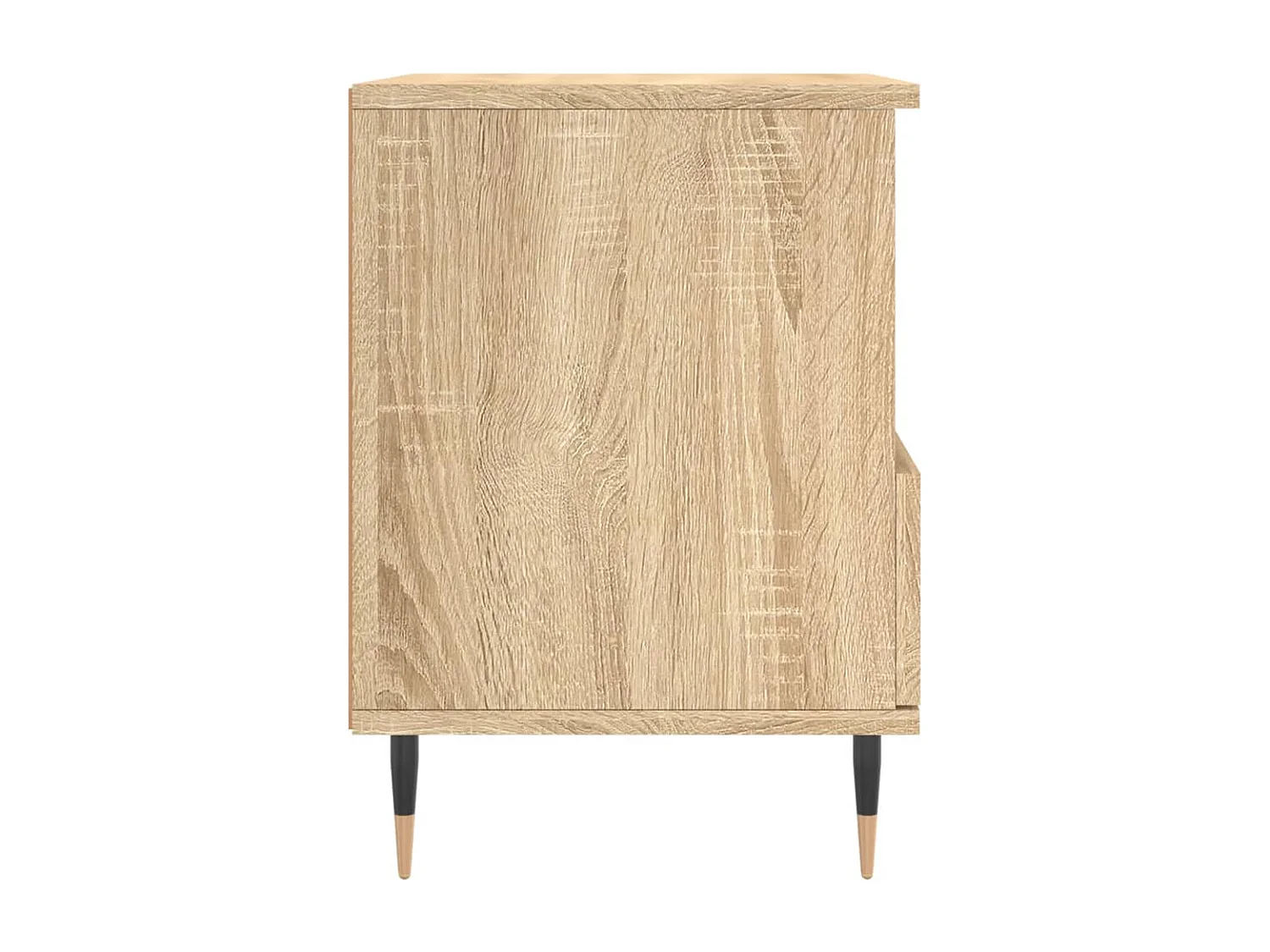 Nachtkastje 40x35x50 cm bewerkt hout sonoma eikenkleurig