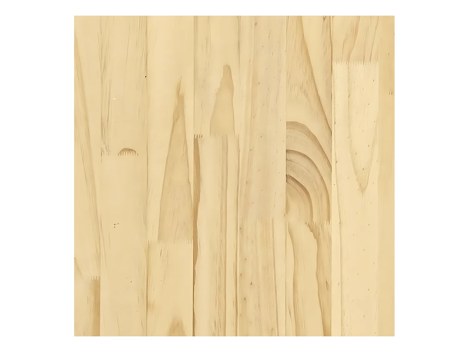 Mesita de noche madera maciza de pino 35,5x33,5x41,5 cm