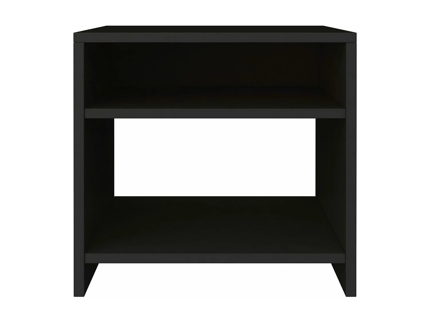 Tables de chevet 2 pièces Noir 40x30x40 cm Bois d'ingénierie