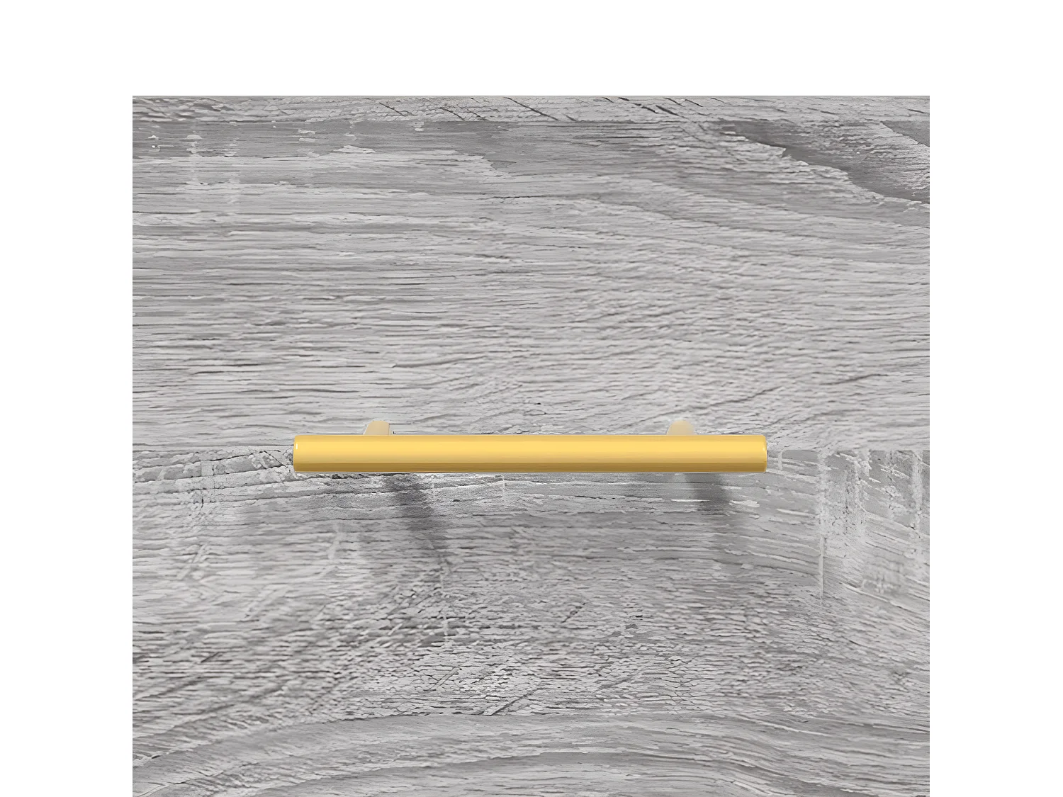 Nachtkastje 40x40x66 cm bewerkt hout grijs sonoma eikenkleurig