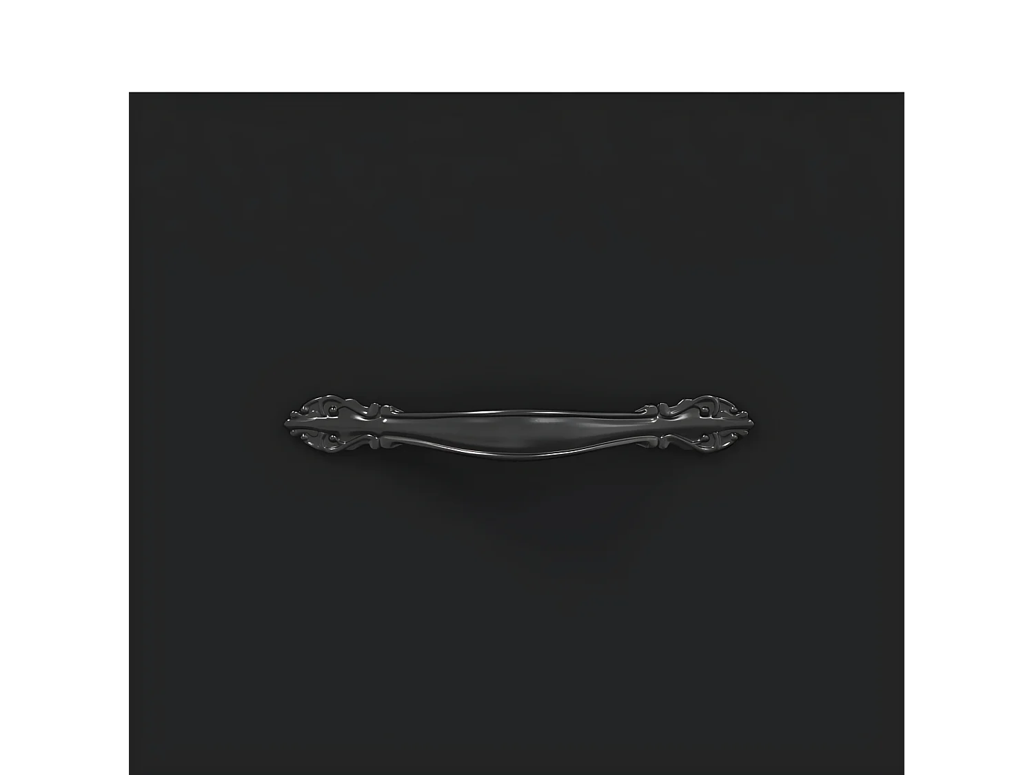 Table de chevet noir 40x40x66 cm bois d'ingénierie