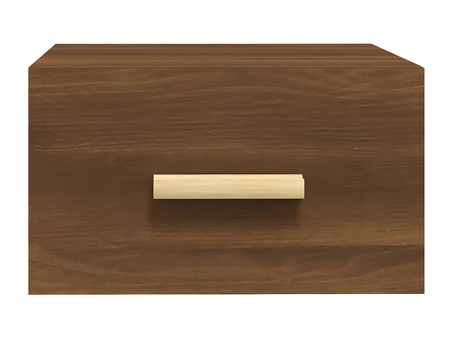 Tables de chevet murales 2 pièces chêne marron 35x35x20 cm