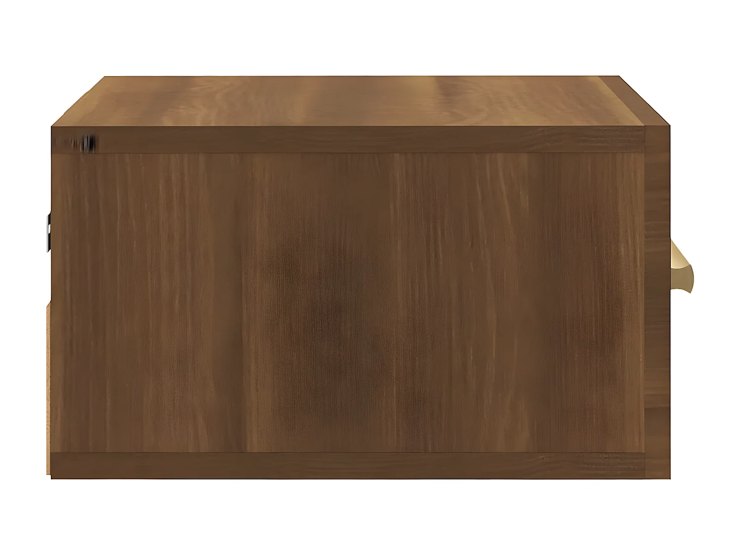 Tables de chevet murales 2 pièces chêne marron 35x35x20 cm