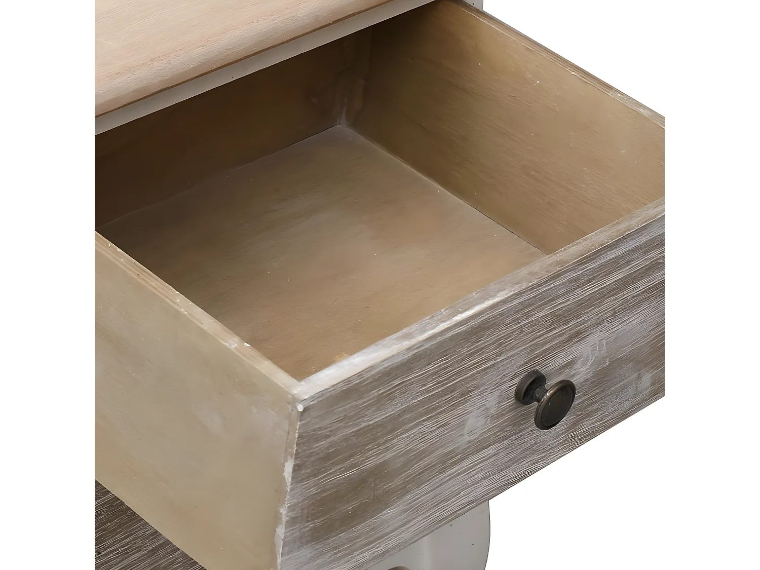 Table de chevet 35x30x50 cm Bois de Paulownia