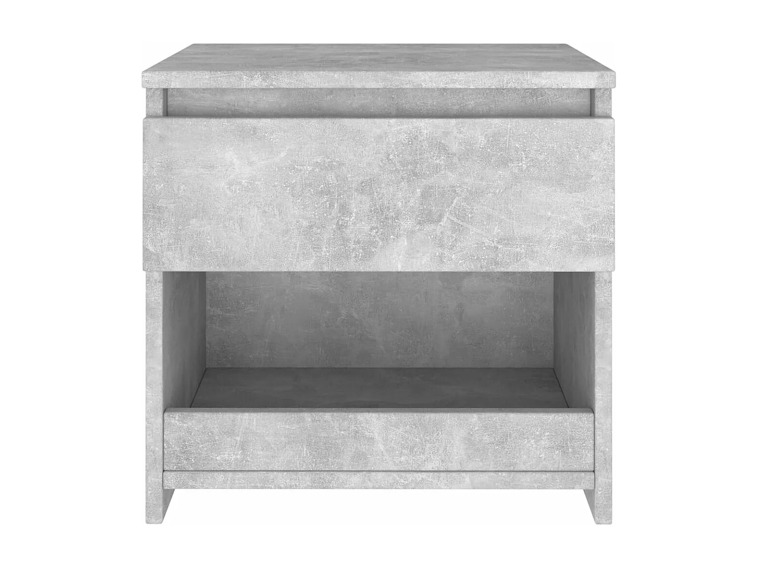 Table de chevet Gris béton 40x30x39 cm Aggloméré