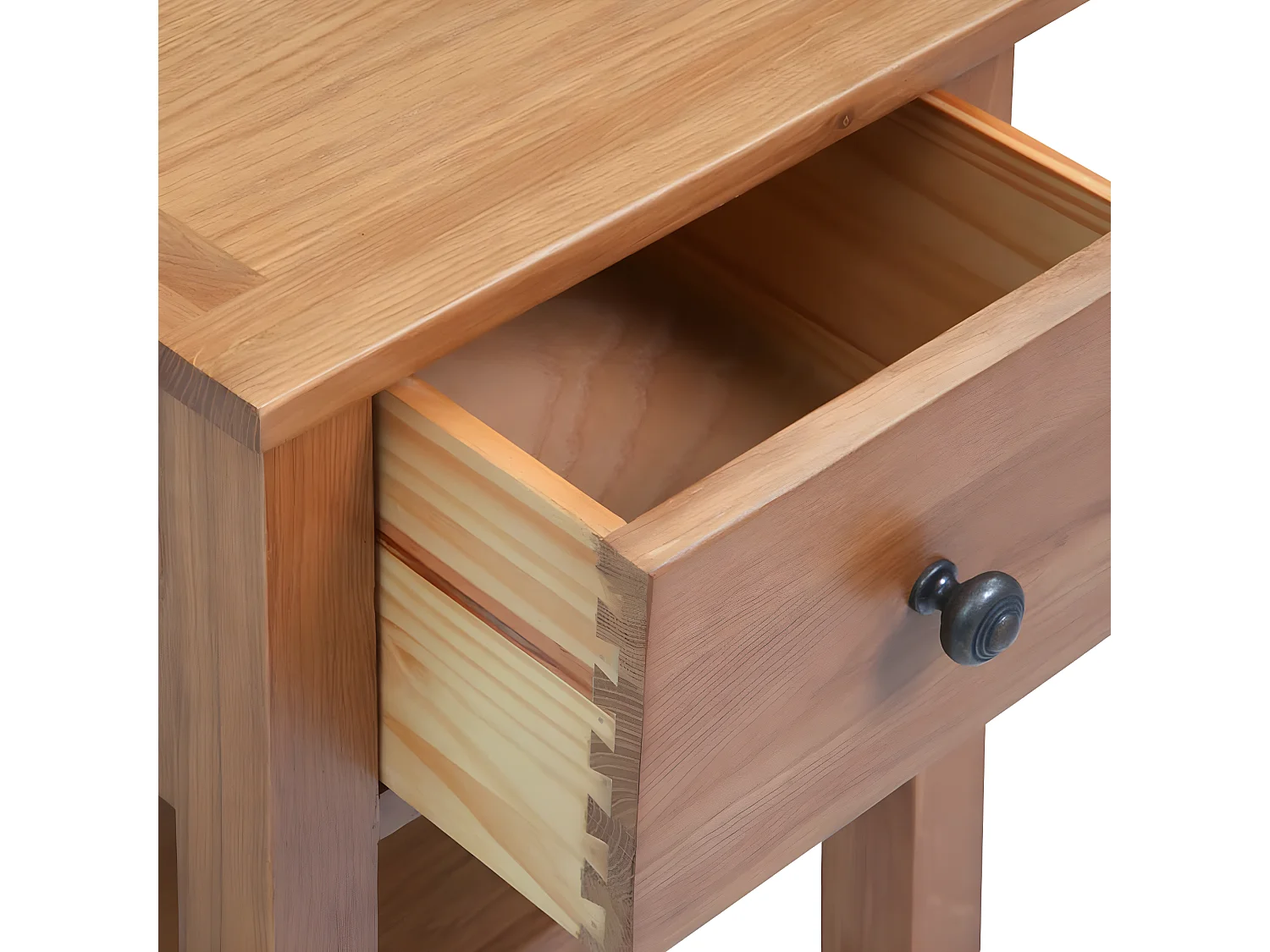 Tables de chevet 2 pièces 36x30x47 cm Bois de chêne massif