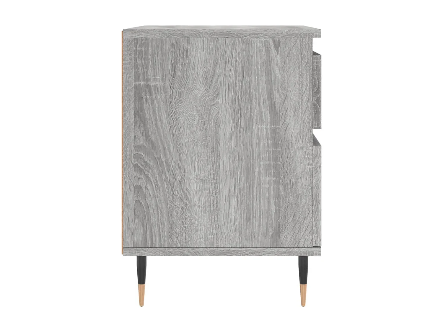 Table de chevet sonoma gris 40x35x50 cm bois d’ingénierie