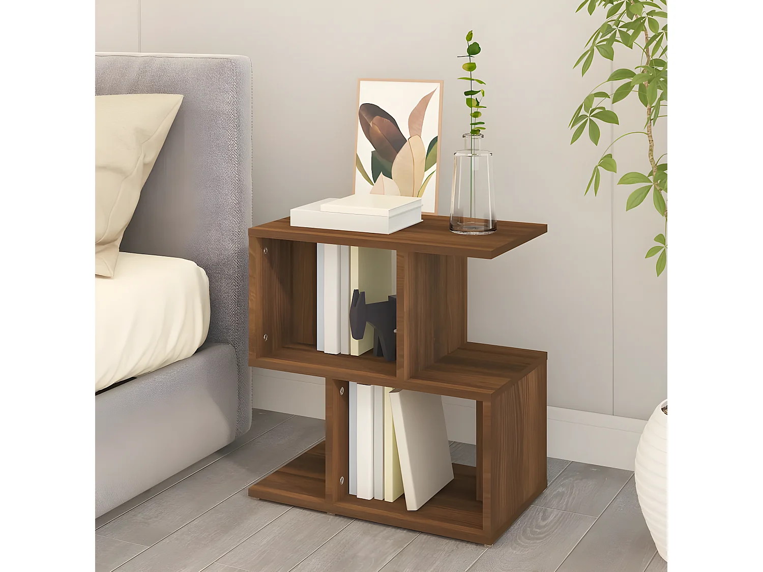 Tables de chevet 2 pièces Chêne marron 50x30x51,5 cm