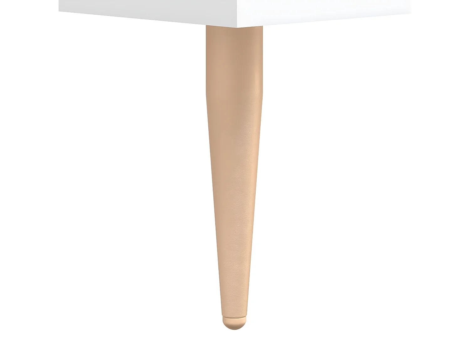 Mesa de cabeceira 40x35x47,5 cm derivados de madeira branco