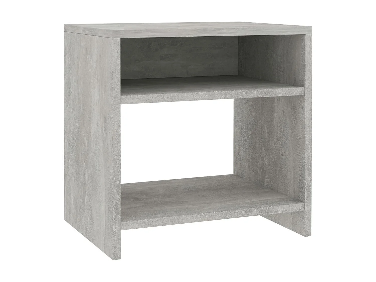 Table de chevet Gris béton 40x30x40 cm Bois d'ingénierie