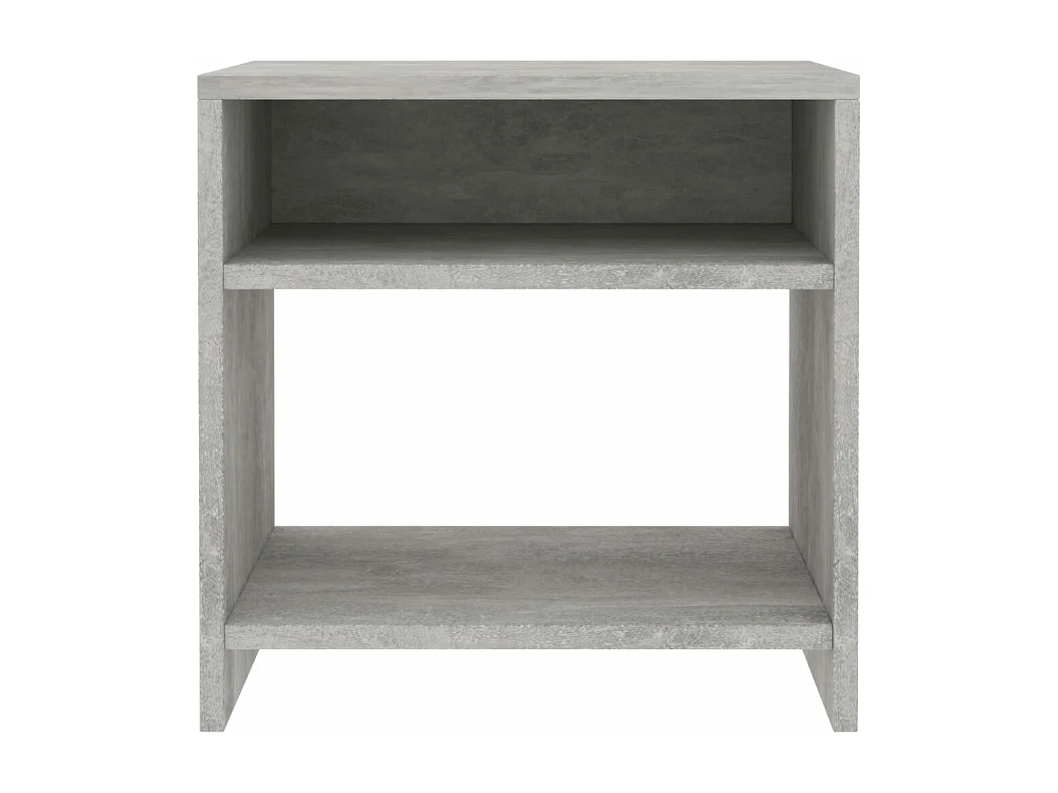 Table de chevet Gris béton 40x30x40 cm Bois d'ingénierie
