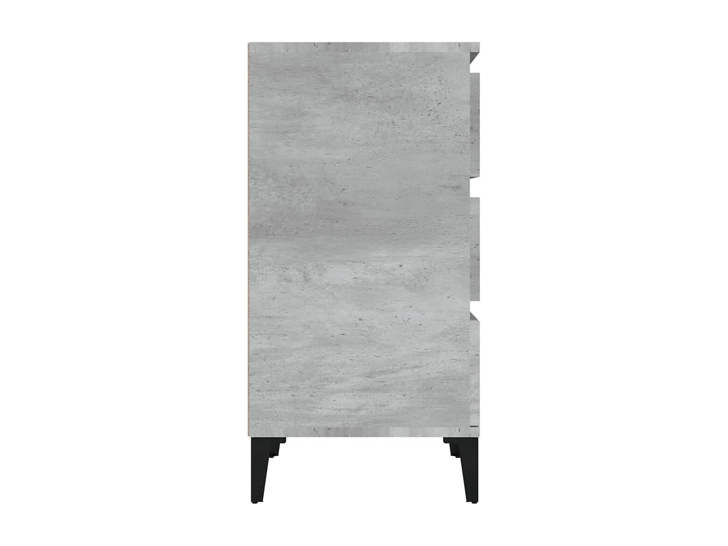 Nachtkastje 40x35x70 cm bewerkt hout betongrijs