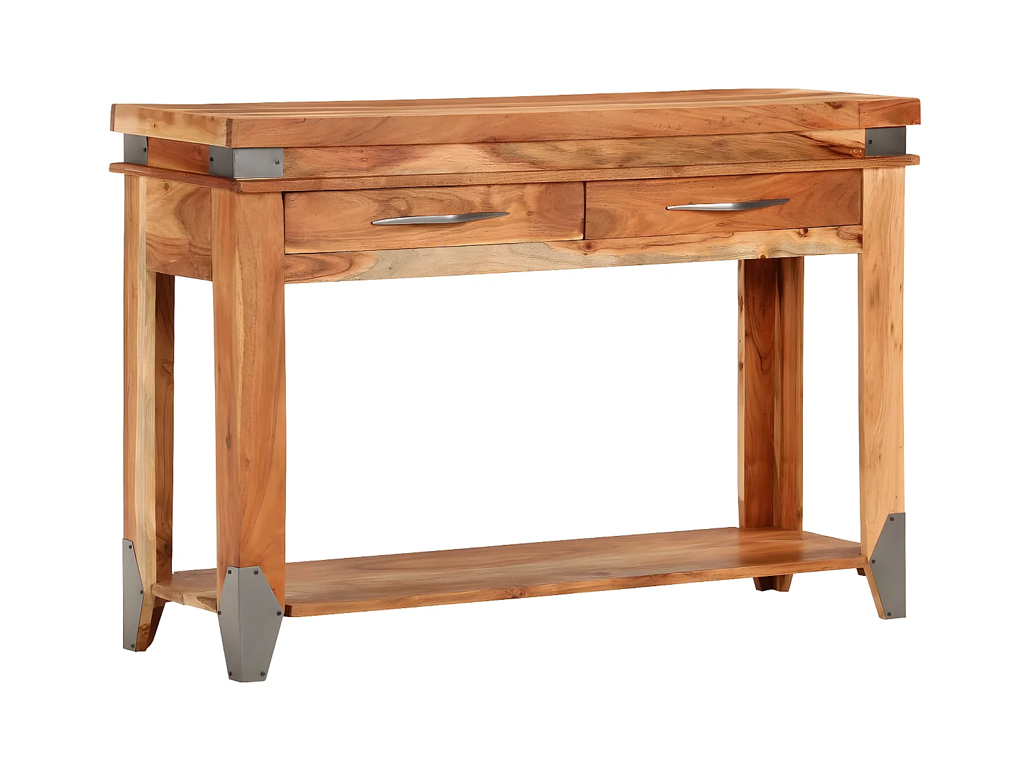 Table console 110x34x74 cm Bois d'acacia massif