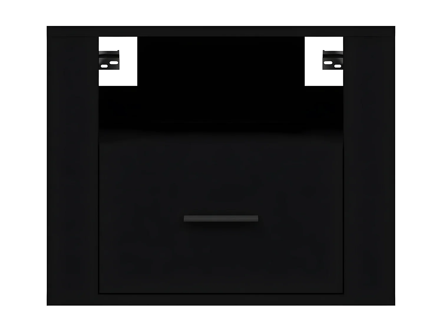 Tables de chevet murales 2 pièces Noir 50x36x40 cm