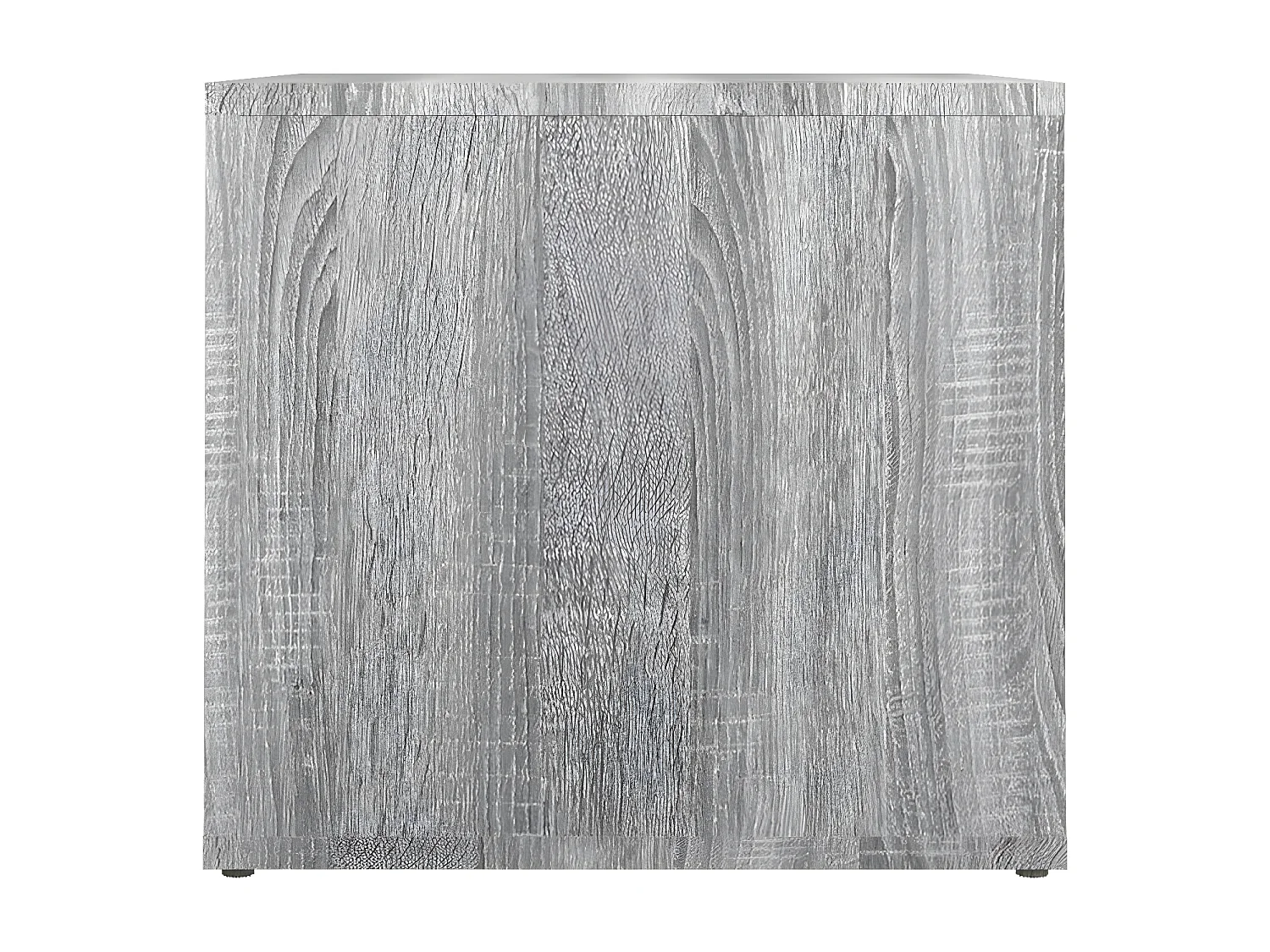 Mesita de noche madera contrachapada gris Sonoma 41x40x36 cm