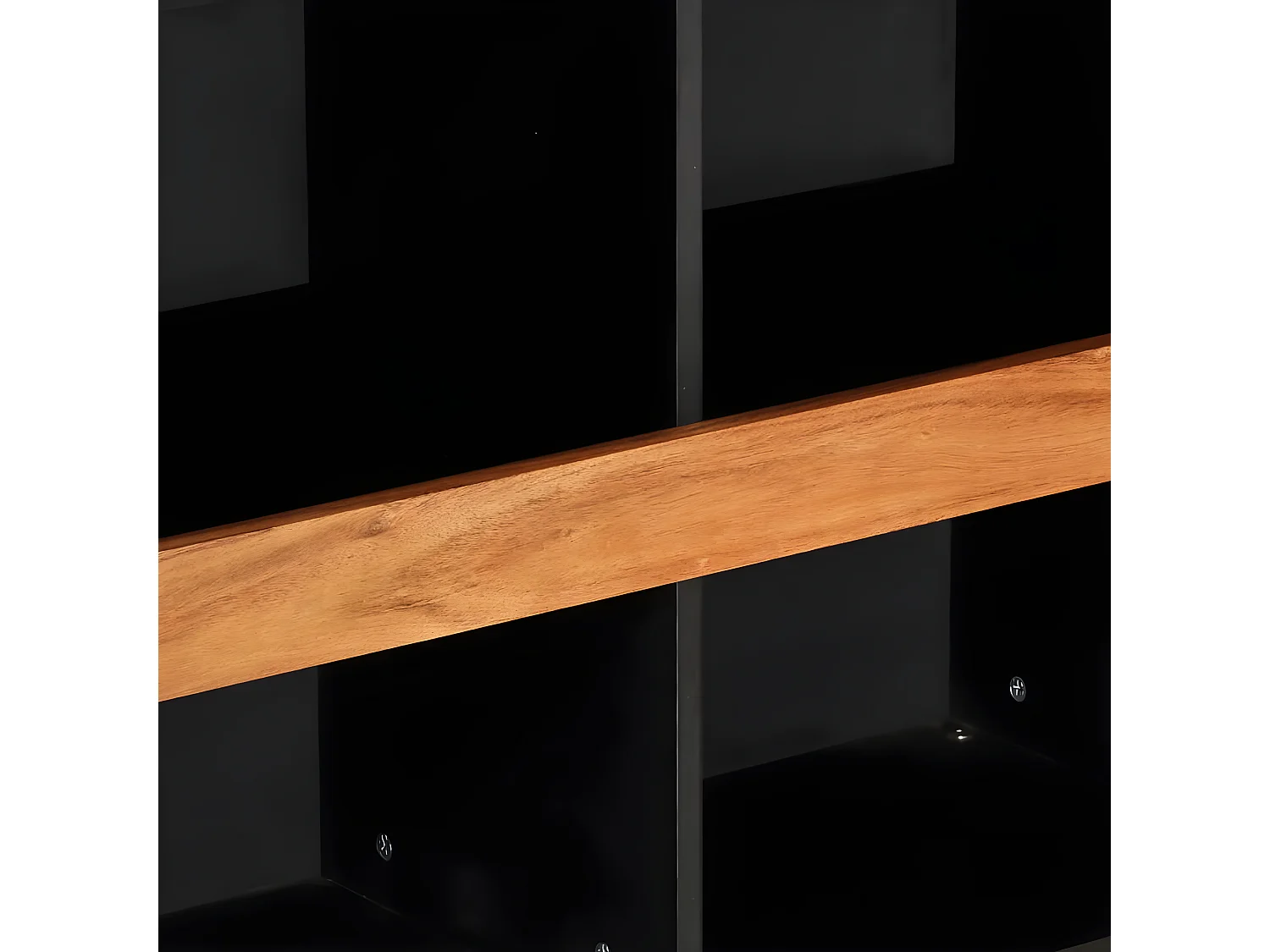 Armario auxiliar madera maciza de acacia 85x33x107 cm