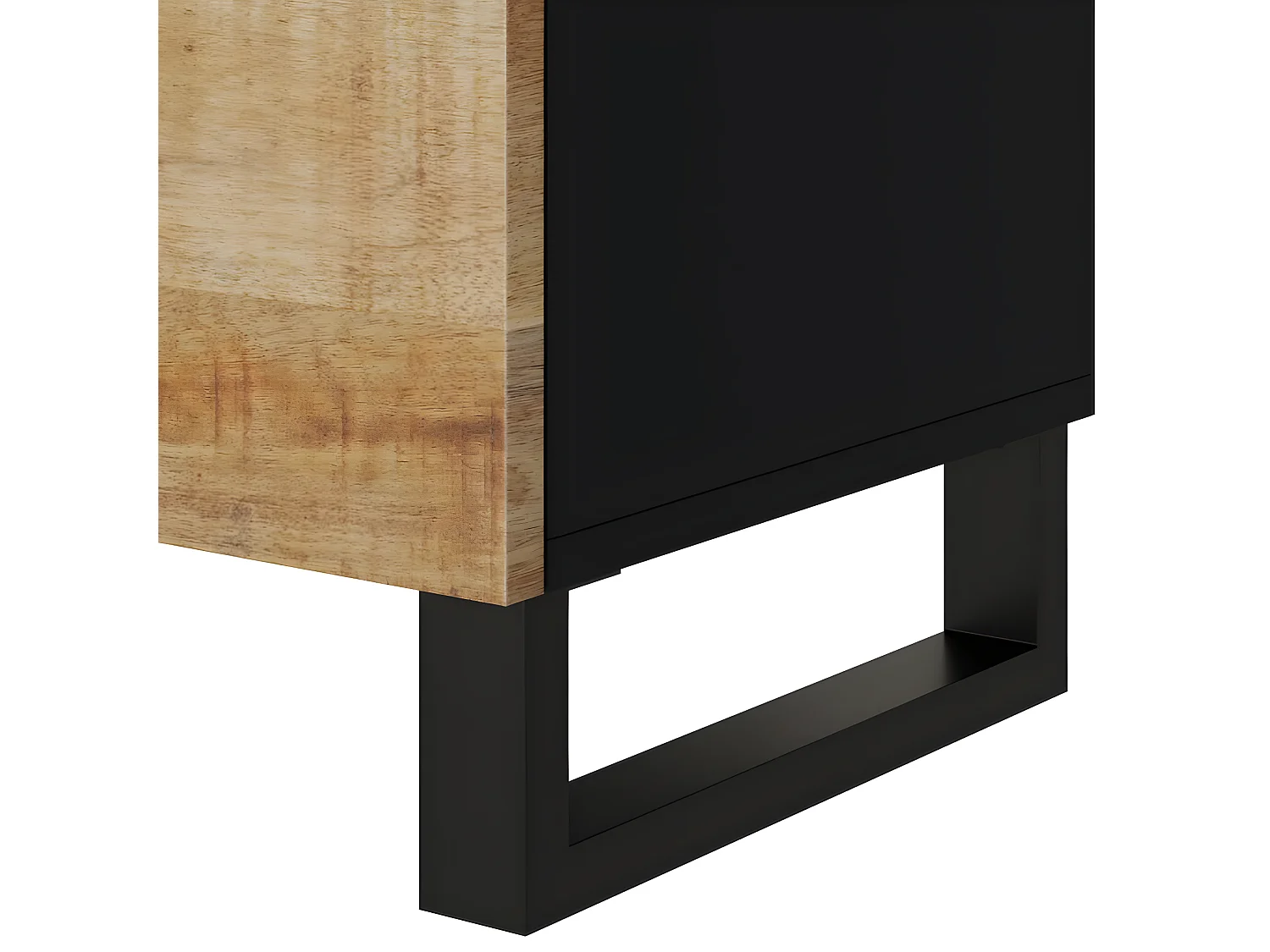 Table de chevet 50x33x62 cm Bois de manguier et d'ingénierie