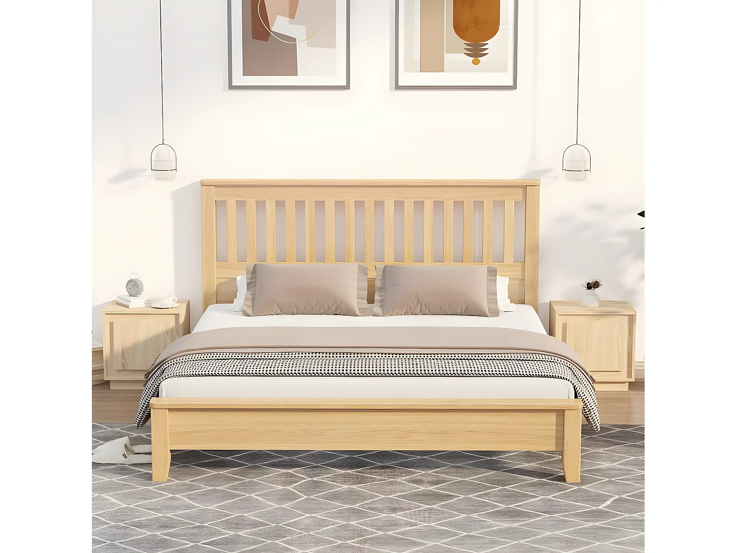 Tables de chevet 2pièces chêne sonoma 44x35x45cm bois d'ingénierie