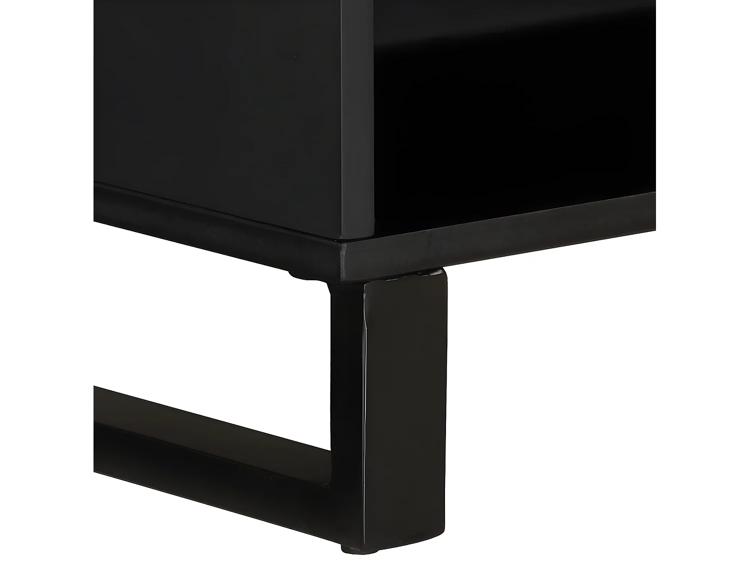 Armario auxiliar madera maciza de mango 60x33x75 cm