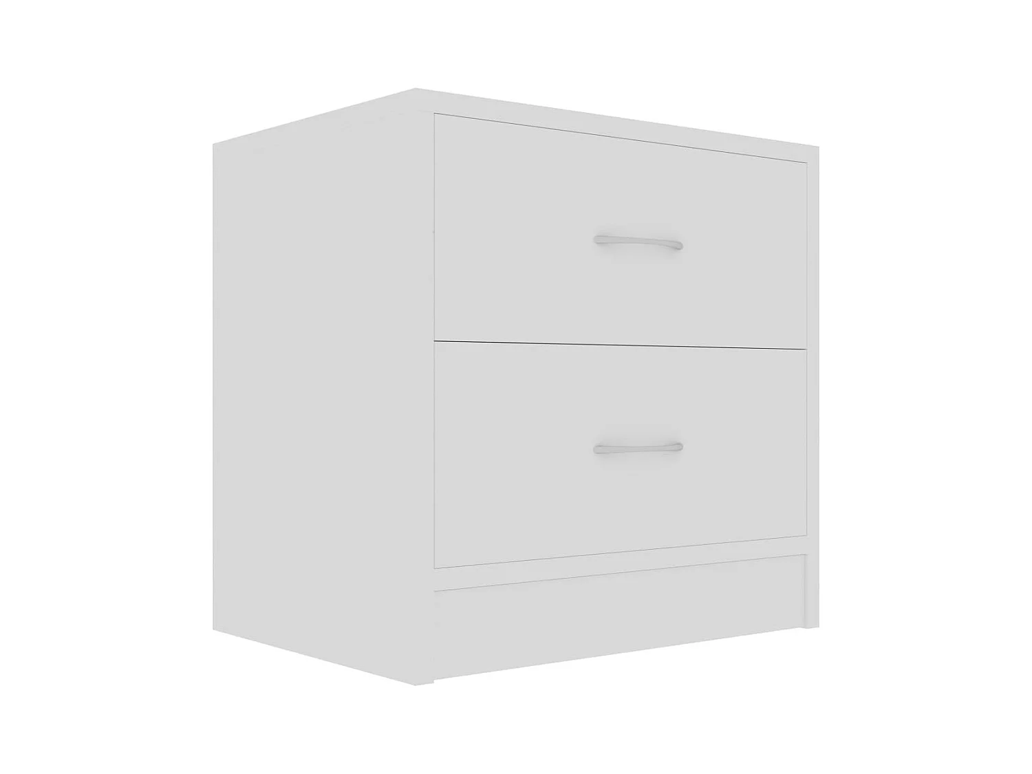 Table de chevet Blanc 40x30x40 cm Bois d'ingénierie