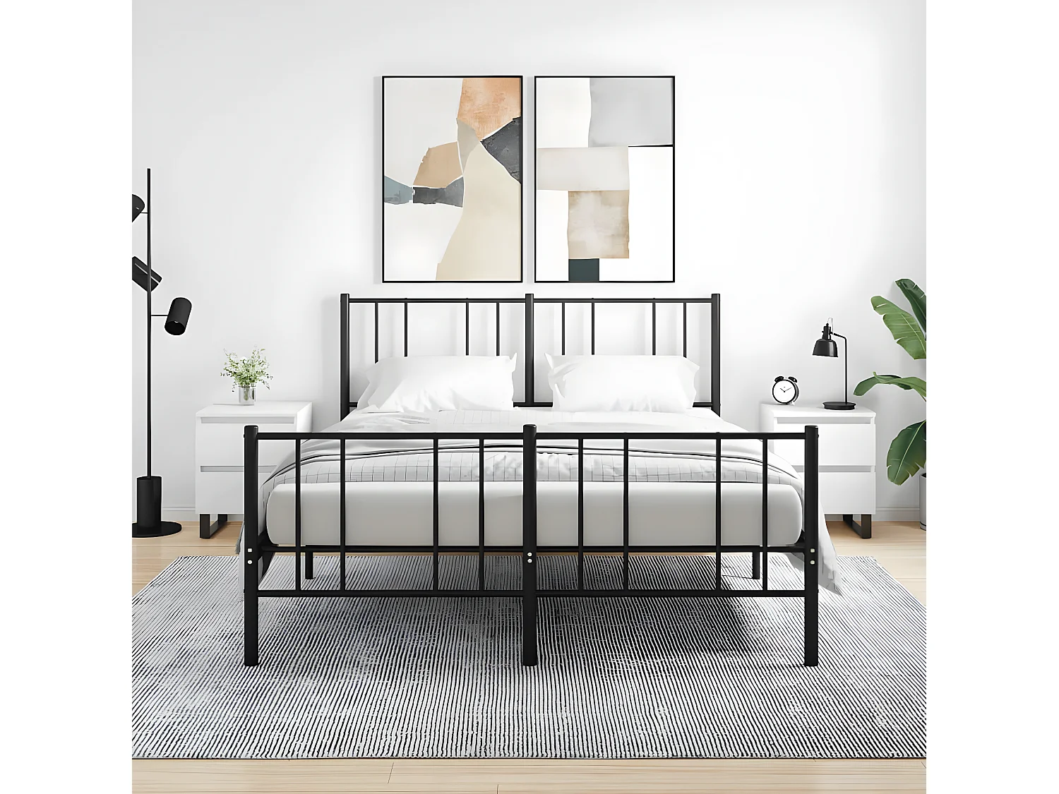 Nachtkastjes 2 st 40x35x50 cm bewerkt hout wit