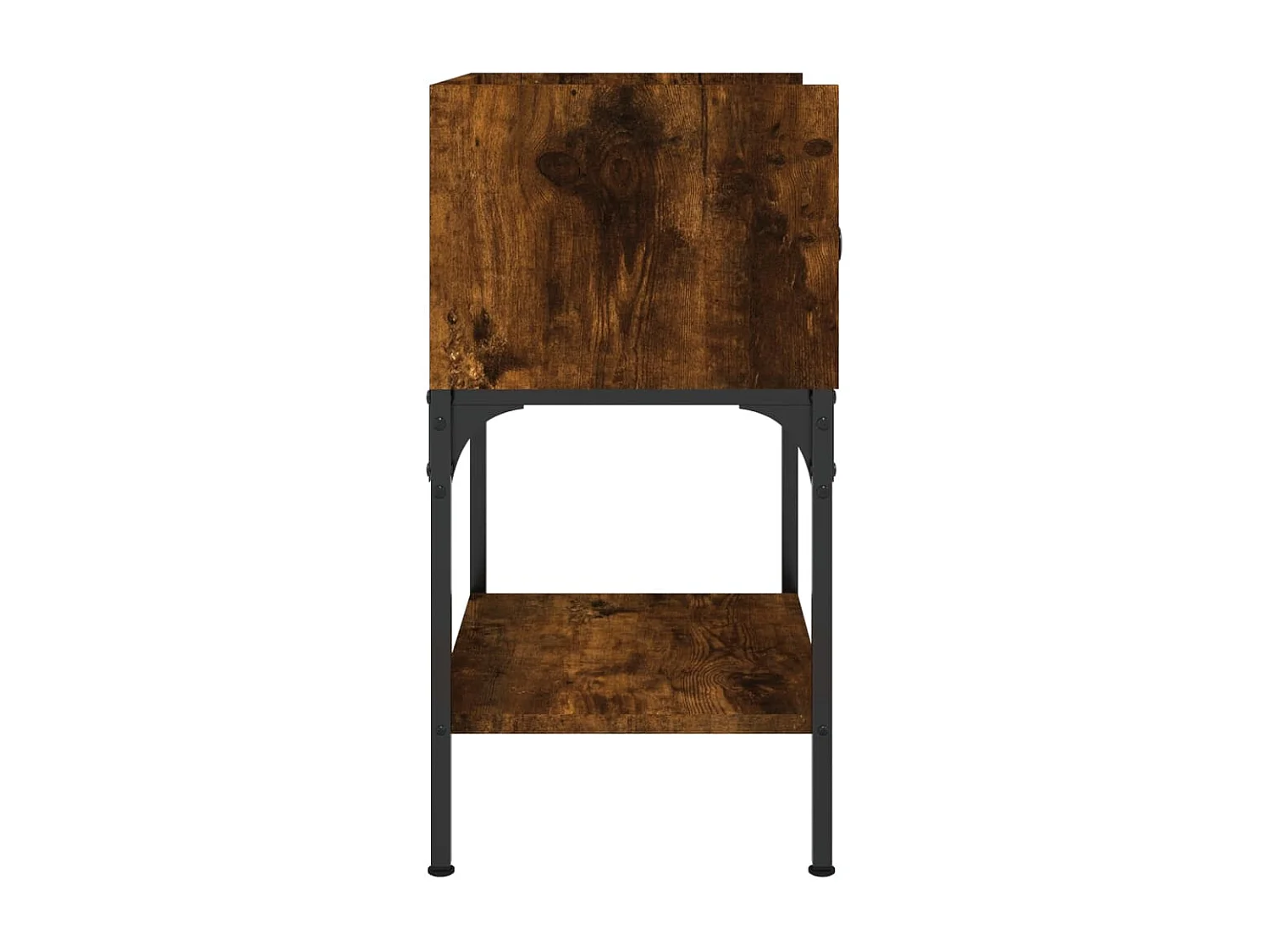 Tables de chevet 2pièces chêne fumé 40,5x31x60cm bois d’ingénierie