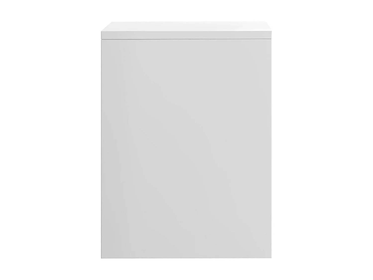 Table de chevet Blanc brillant 40 x 30 x 40 cm Aggloméré