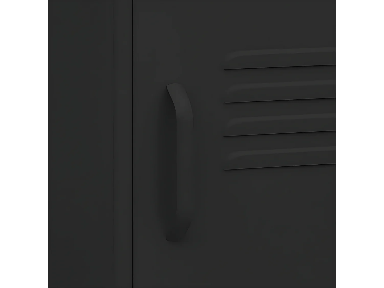 Mesa de cabeceira 35x35x51 cm aço preto