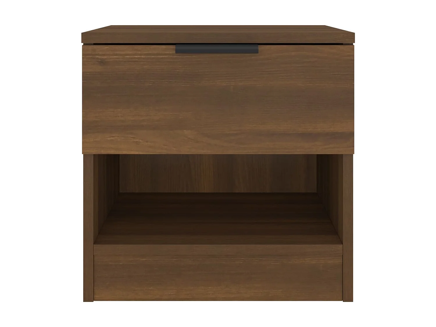 Mesa de cabeceira derivados de madeira carvalho castanho