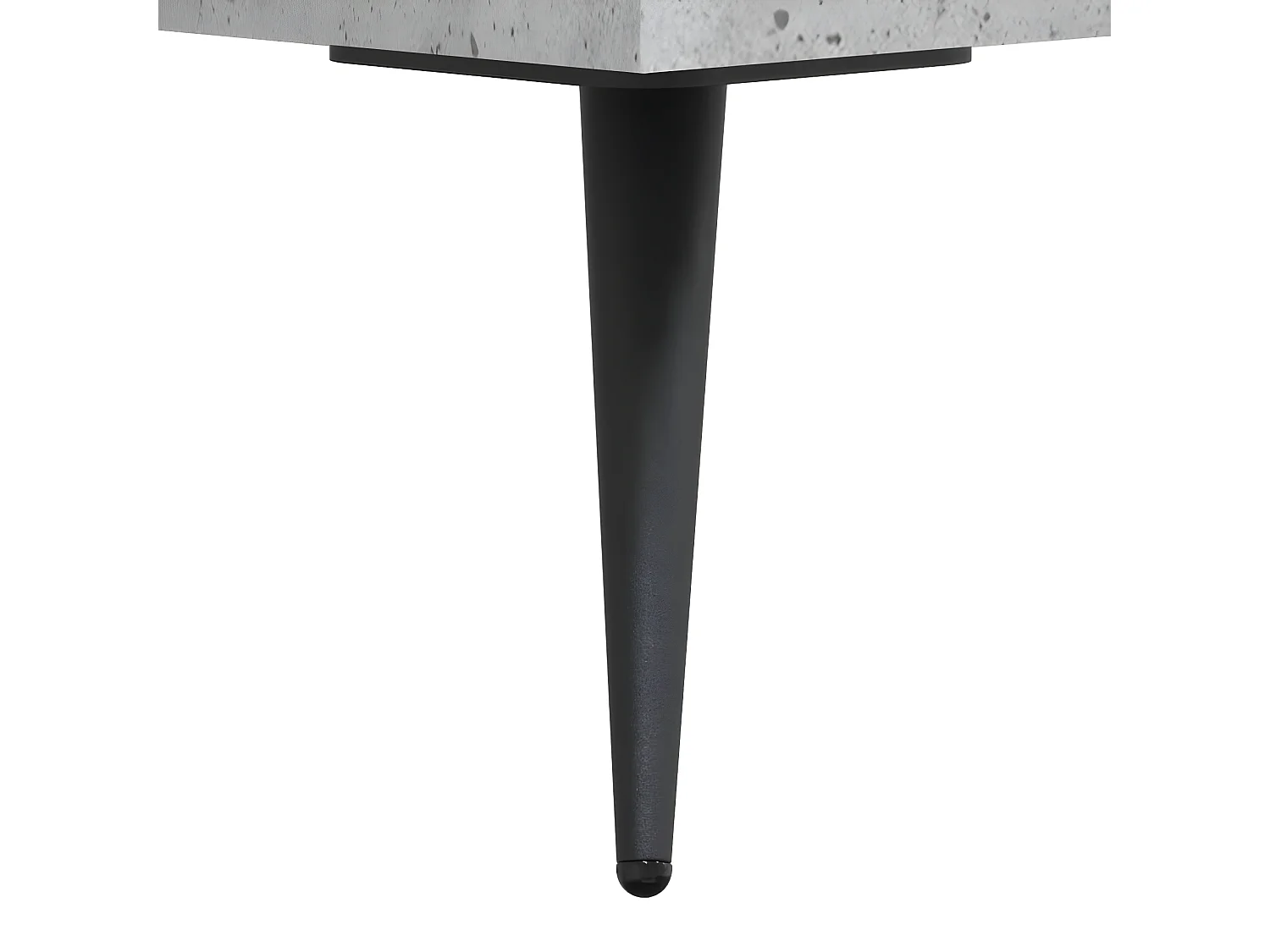 Mesita de noche madera ingeniería gris hormigón 40x35x47,5 cm