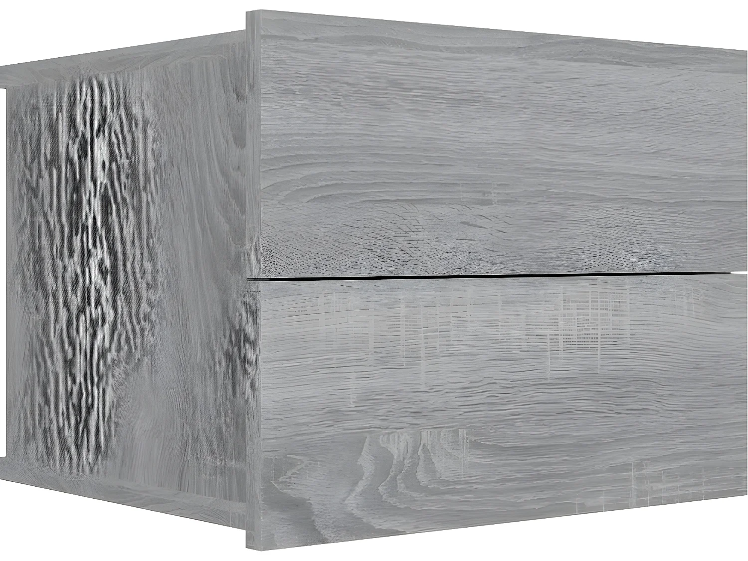 Table de chevet Sonoma gris 40x30x30 cm Bois d'ingénierie