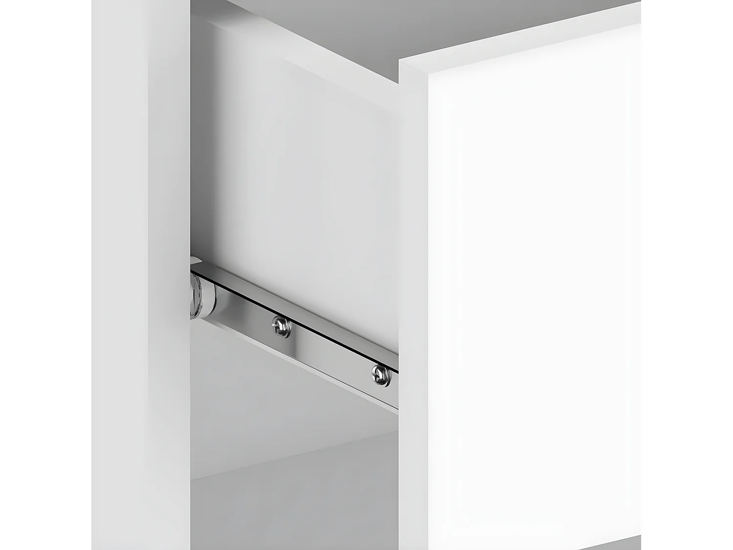 Tables de chevet murales 2 pièces Blanc